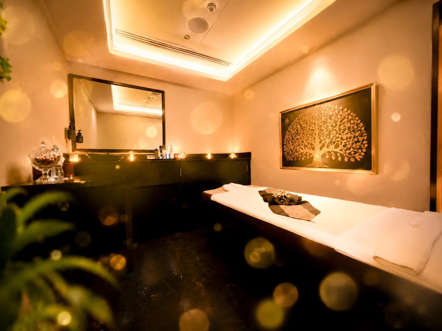 Luxury spa ambience interior