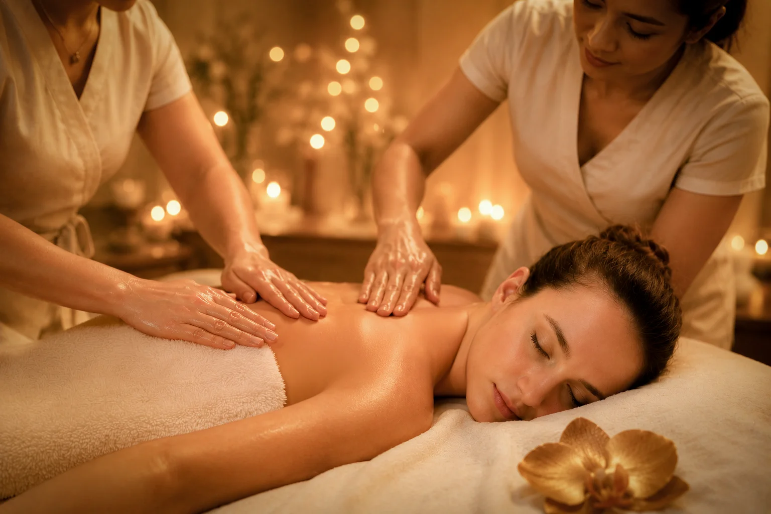 Four Hand Aromatherapy Massage